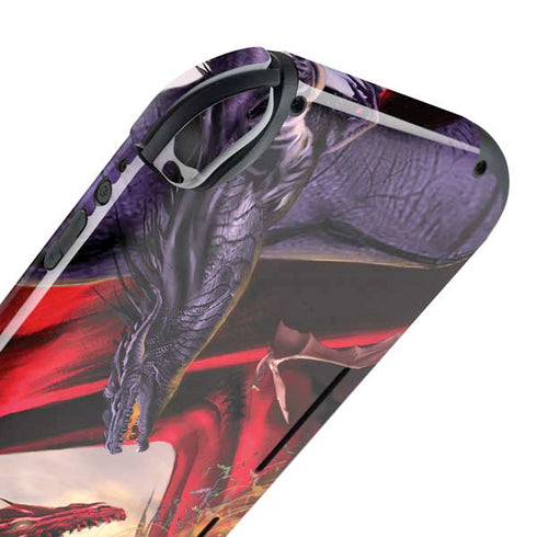 Dragon Battle by Ruth Thompson Nintendo Switch Lite Skin