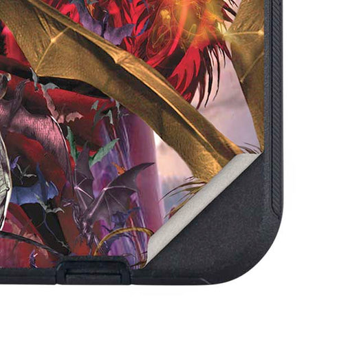 Dragon Battle by Ruth Thompson Otterbox Defender iPhone Skin