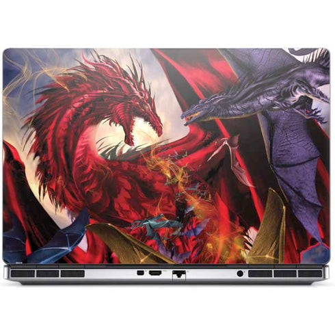 Dragon Battle by Ruth Thompson Dell Precision Skin
