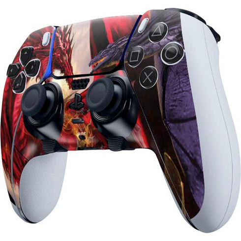 Ruth Thompson Dragon Battle PS5 DualSense Edge Pro Controller Skin