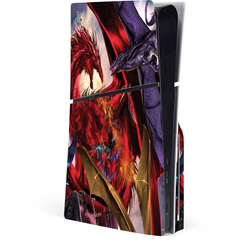 Dragon Battle by Ruth Thompson PlayStation PS5 Skins