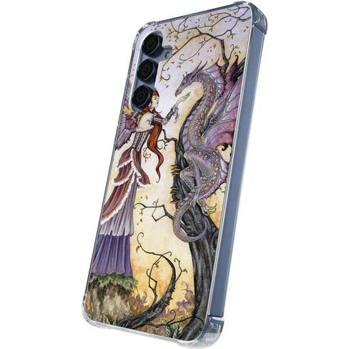 Dragon Charmer Fairy by Amy Brown Galaxy A55 5G Clear Case