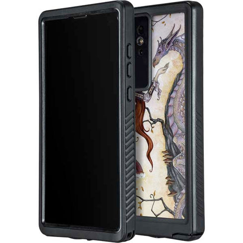 Dragon Charmer Fairy by Amy Brown Galaxy S24 Ultra Waterproof Case