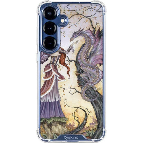 Dragon Charmer Fairy by Amy Brown Galaxy S25 Clear Case
