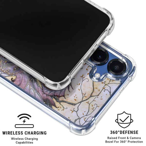 Dragon Charmer Fairy by Amy Brown Galaxy S25 Clear Case