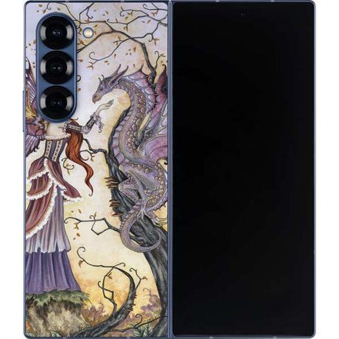 Dragon Charmer Fairy by Amy Brown Galaxy Z Fold6 Skin