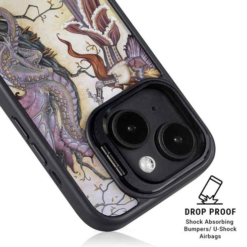 Dragon Charmer Fairy by Amy Brown iPhone 14 Kickstand Case