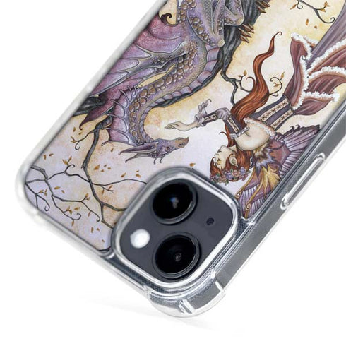 Amy Brown Dragon Charmer Fairy iPhone 14 MagSafe Case