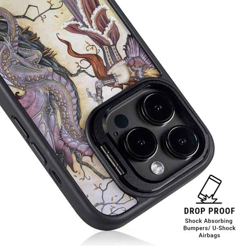 Dragon Charmer Fairy by Amy Brown iPhone 14 Pro Kickstand Case