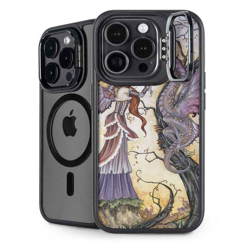 Dragon Charmer Fairy by Amy Brown iPhone 14 Pro Max Kickstand Case