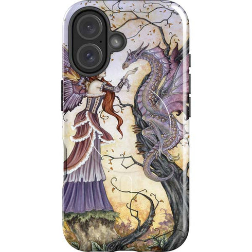 Dragon Charmer Fairy by Amy Brown iPhone 16 Magsafe Impact Case