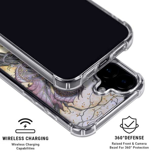Dragon Charmer Fairy by Amy Brown iPhone 16 Plus Clear Case