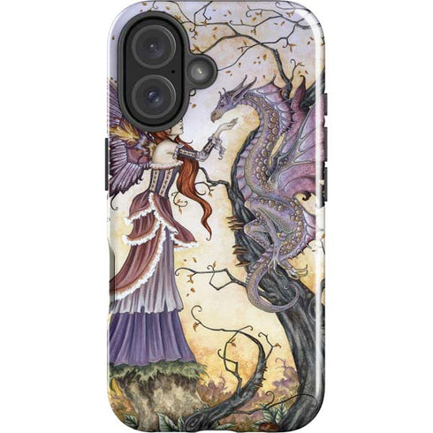 Dragon Charmer Fairy by Amy Brown iPhone 16 Plus Impact Case