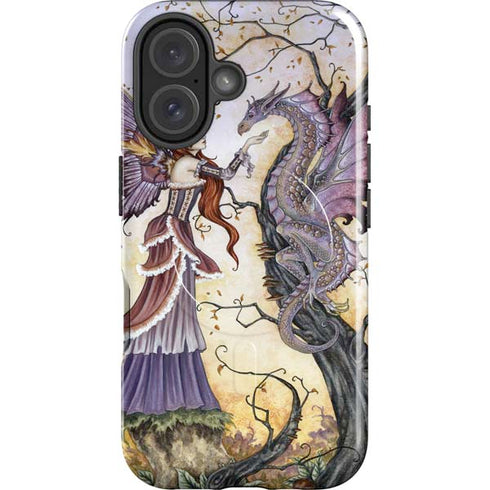 Dragon Charmer Fairy by Amy Brown iPhone 16 Plus Magsafe Impact Case