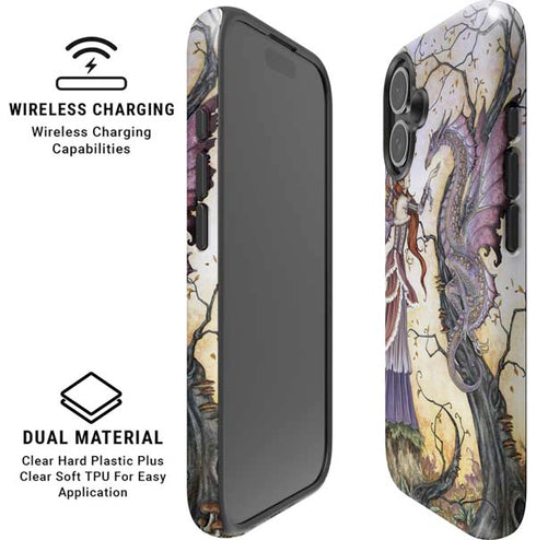 Dragon Charmer Fairy by Amy Brown iPhone 16 Plus Magsafe Impact Case
