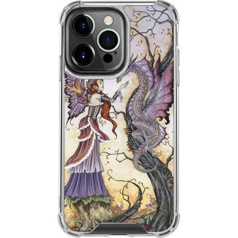 Dragon Charmer Fairy by Amy Brown iPhone 16 Pro Clear Case