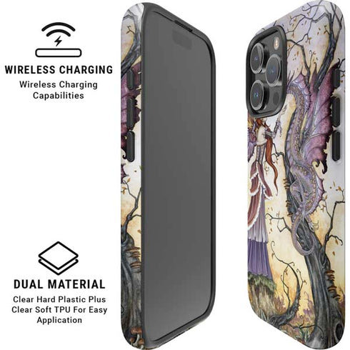 Dragon Charmer Fairy by Amy Brown iPhone 16 Pro Magsafe Impact Case