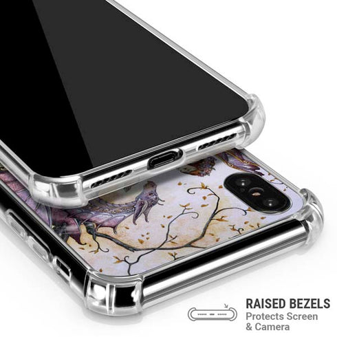 Dragon Charmer Fairy by Amy Brown iPhone X/XS Clear Case