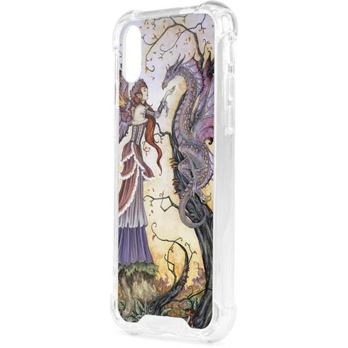 Dragon Charmer Fairy by Amy Brown iPhone XS Clear Case