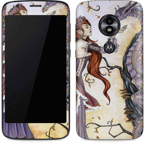 Dragon Charmer Fairy by Amy Brown Moto E5 Play Skin
