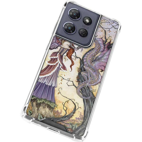 Dragon Charmer Fairy by Amy Brown Moto G 5G (2025) Clear Case