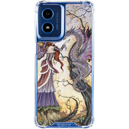 Dragon Charmer Fairy by Amy Brown Moto G 5G (2024) Clear Case