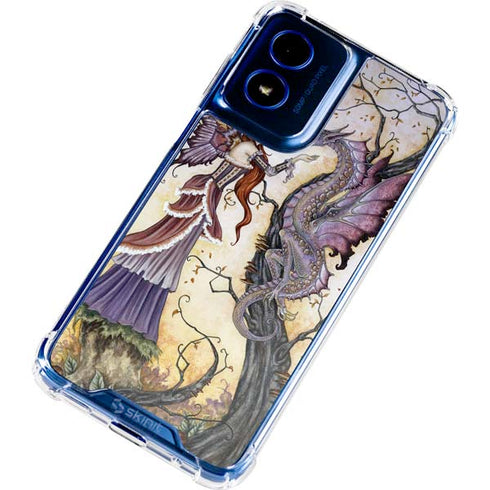 Dragon Charmer Fairy by Amy Brown Moto G 5G (2024) Clear Case