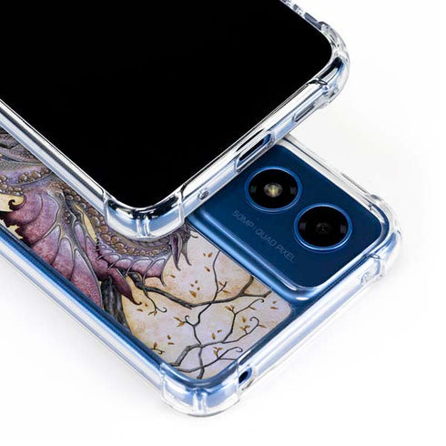 Dragon Charmer Fairy by Amy Brown Moto G Play 4G (2024) Clear Case