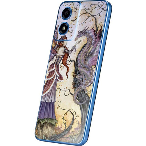 Dragon Charmer Fairy by Amy Brown Moto G Play 4G (2024) Skin