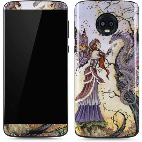 Dragon Charmer Fairy by Amy Brown Moto G6 Skin