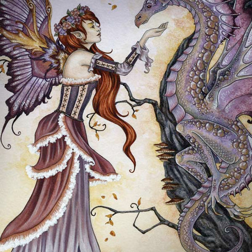 Dragon Charmer Fairy by Amy Brown Moto G6 Skin