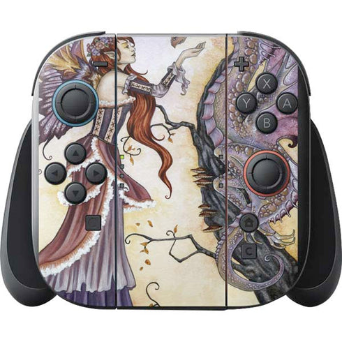 Dragon Charmer Fairy by Amy Brown Nintendo Switch 2 (2025) with Joy-Con Skin