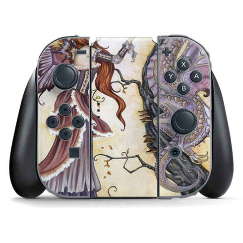 Dragon Charmer Fairy by Amy Brown Nintendo Switch (2017-2021) Joy-Con Controller Skin