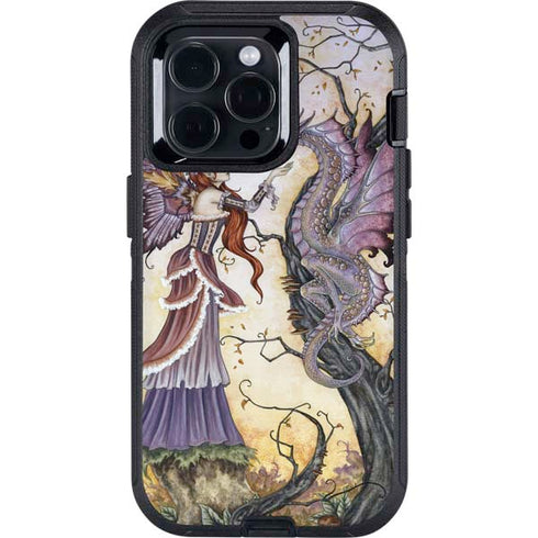 Dragon Charmer Fairy by Amy Brown Otterbox Defender iPhone Skin