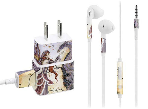 Dragon Charmer Fairy by Amy Brown Phone Charger Skin