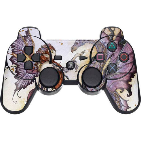 Dragon Charmer Fairy by Amy Brown PS3 Dual Shock wireless controller Skin