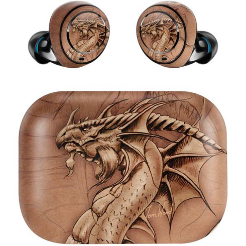 Dragon Parchment by Tom Wood Amazon Echo Buds Skin