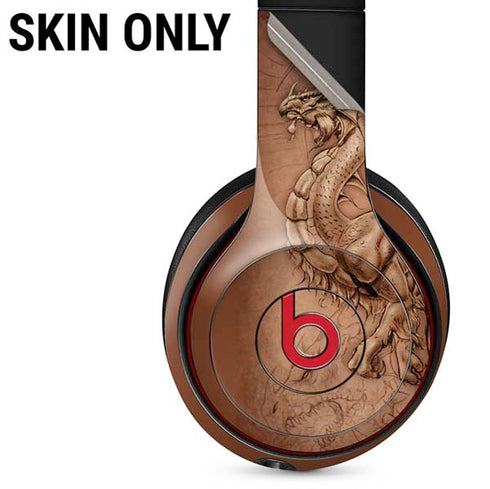 Tom Wood Dragon Parchment Beats Solo 3 Wireless Skin