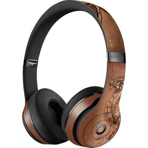 Tom Wood Dragon Parchment Beats Solo 3 Wireless Skin