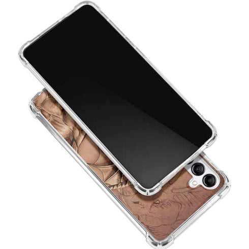 Dragon Parchment by Tom Wood Gabb Phone 4 Clear Case