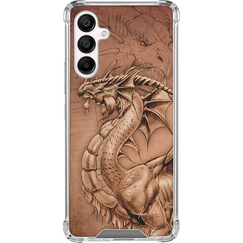 Dragon Parchment by Tom Wood Galaxy A16 5G Clear Case