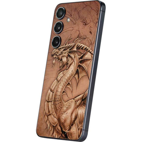 Dragon Parchment by Tom Wood Galaxy A16 5G Skin