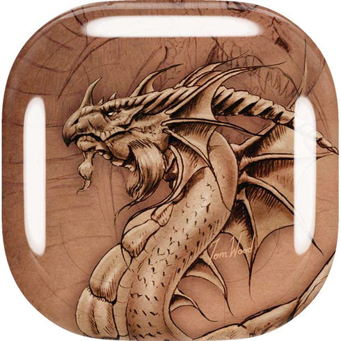 Dragon Parchment by Tom Wood Galaxy Buds Live Skin
