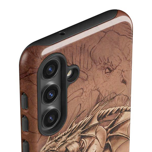 Dragon Parchment by Tom Wood Galaxy S25 Plus Impact Case