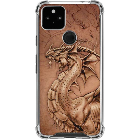 Dragon Parchment by Tom Wood Pixel Cases