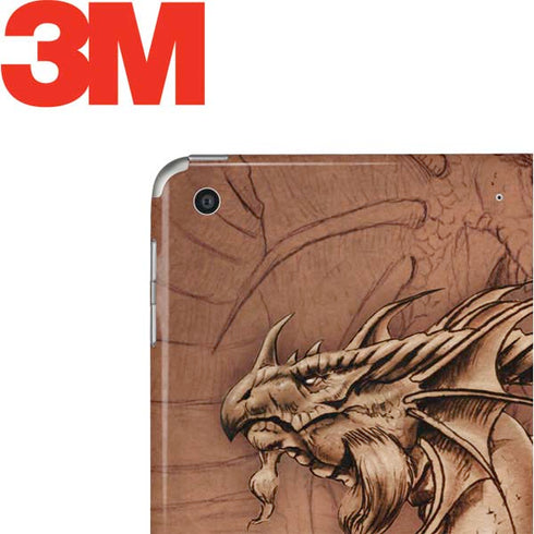 Dragon Parchment by Tom Wood Apple iPad Skin