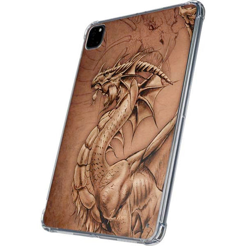 Dragon Parchment by Tom Wood iPad Pro 11in (2024) Clear Case