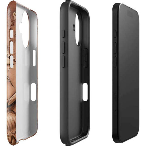 Dragon Parchment by Tom Wood iPhone 16 Impact Case