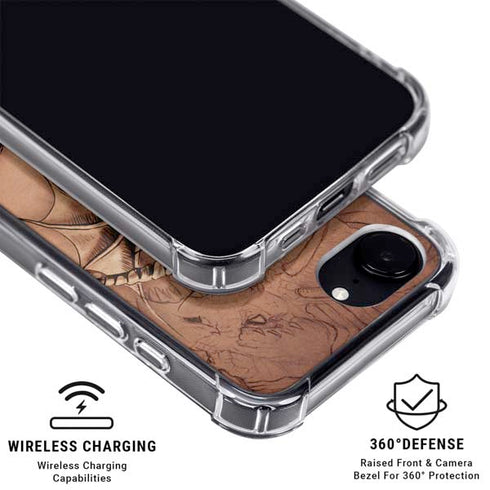 Dragon Parchment by Tom Wood iPhone 16e MagSafe Case