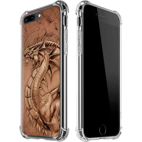 Dragon Parchment by Tom Wood iPhone Cases